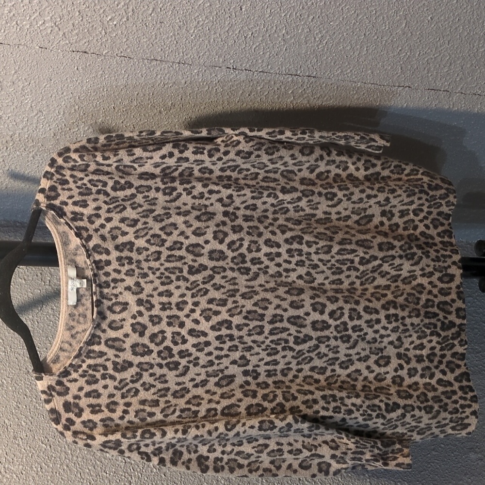 Animal print sweater
